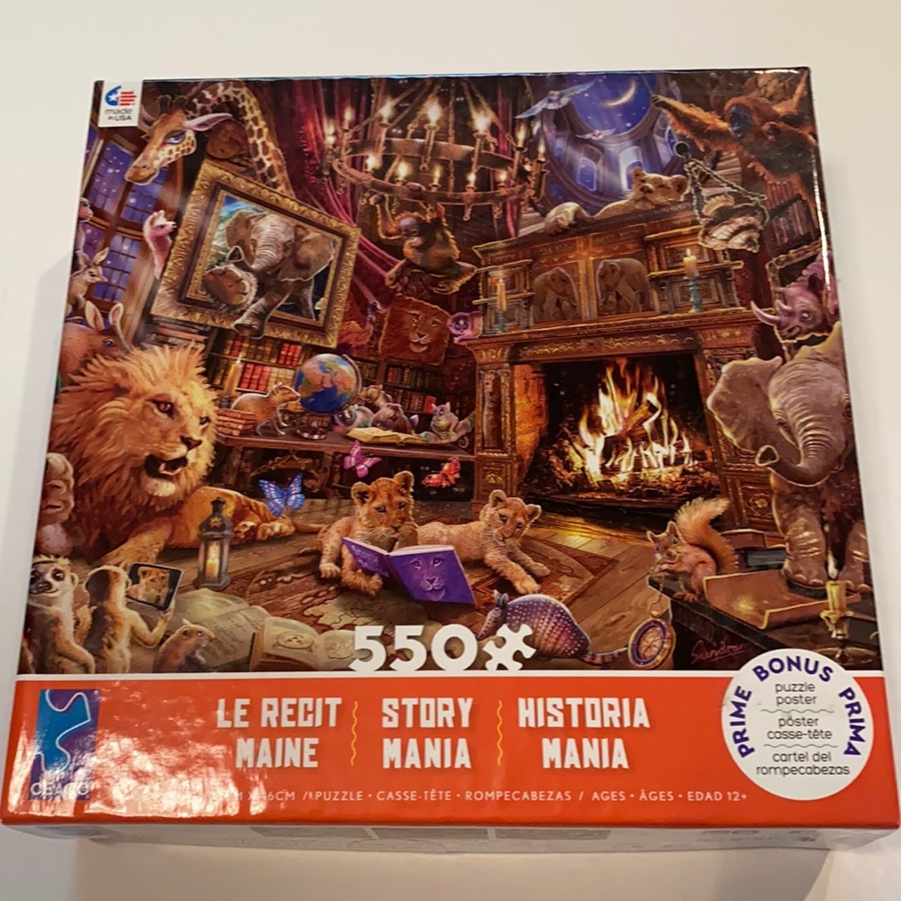 550 piece Story Mania Puzzle Ceaco 24” x 18” New